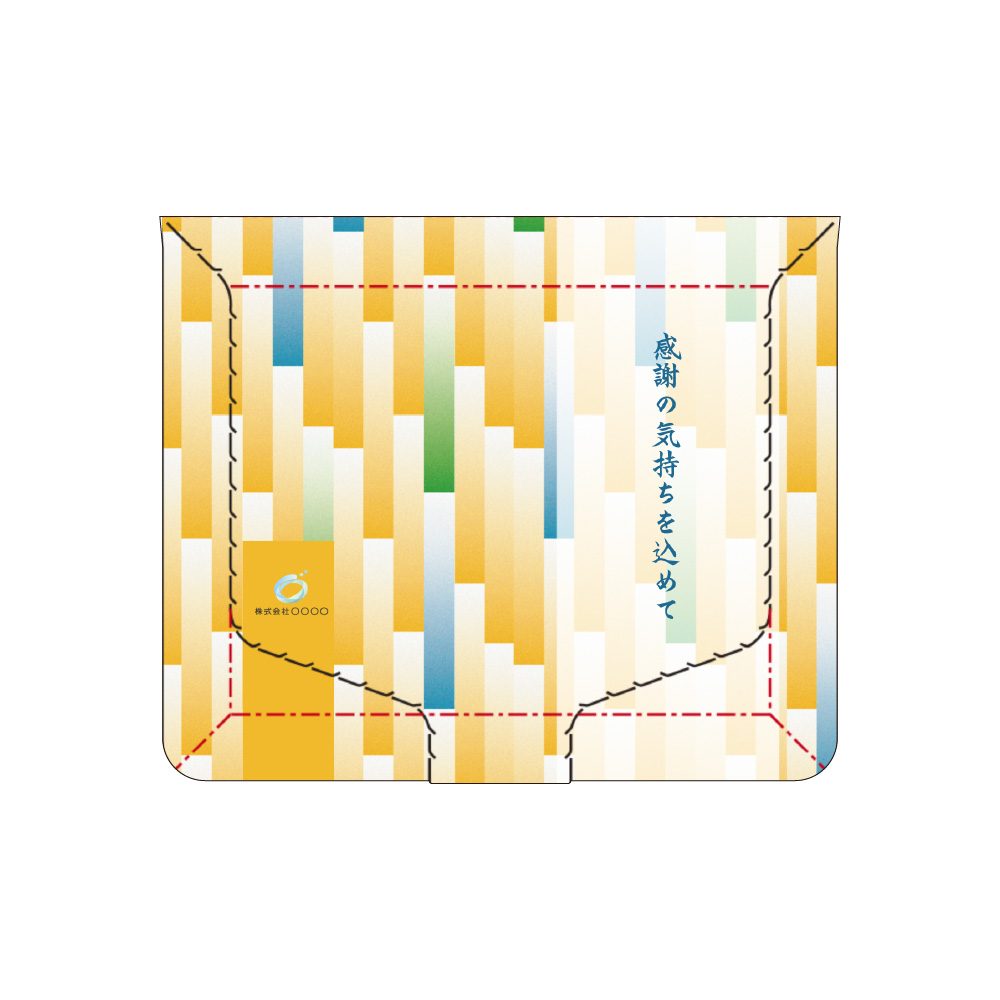 HIRAKU型_縦ブロック柄_黄色系
