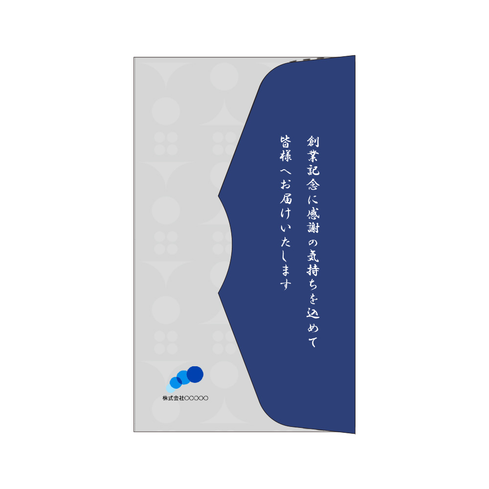 TUTUMI_幾何学模様_グレー